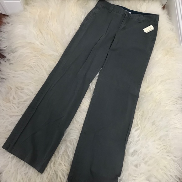 VINCE Mid-Rise Wide-Leg Pants